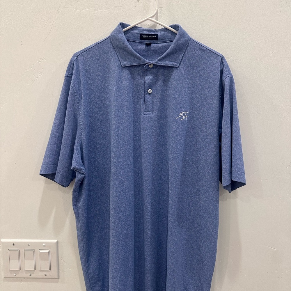 Peter Millar Blue Polo Shirt